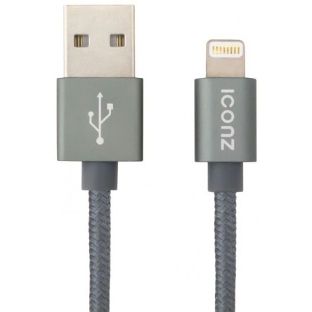 ICONZ Lightning Cable, 1 Meter, Titanium  ICONZ Lightning Cable, 1 Meter, Titanium