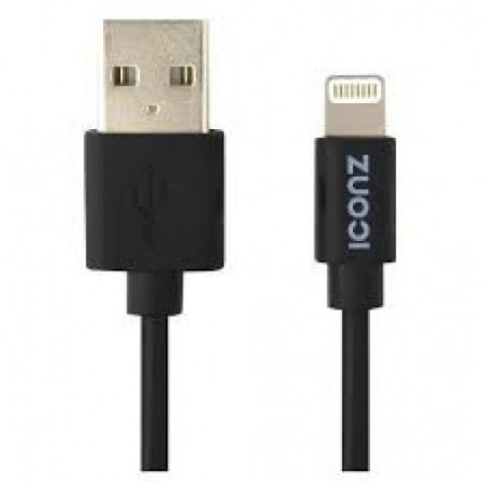Iconz Lightning Cable, 1 meter, Black  Iconz Lightning Cable, 1 meter, Black