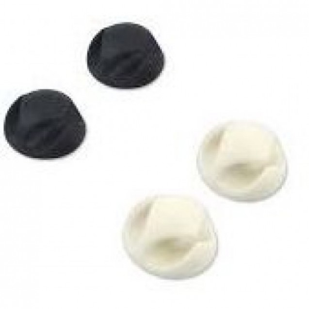 iconz  (Cable Organizer Round Medium Black/White)- 6 Pieces