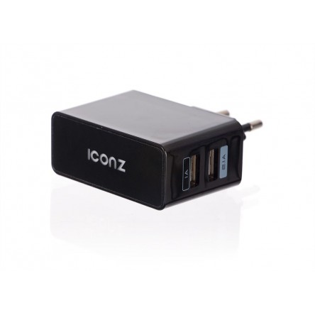 Iconz Wall Charger - Black 