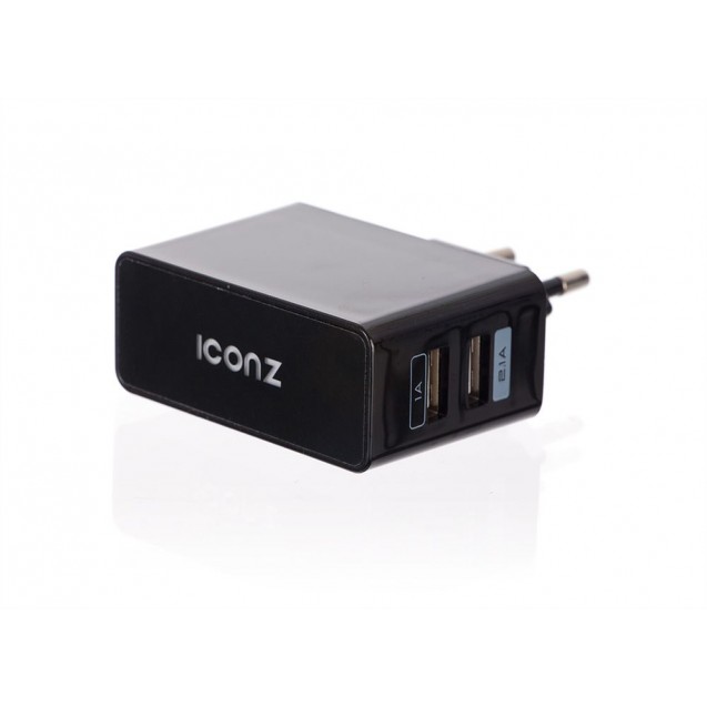 Iconz Wall Charger - Black 