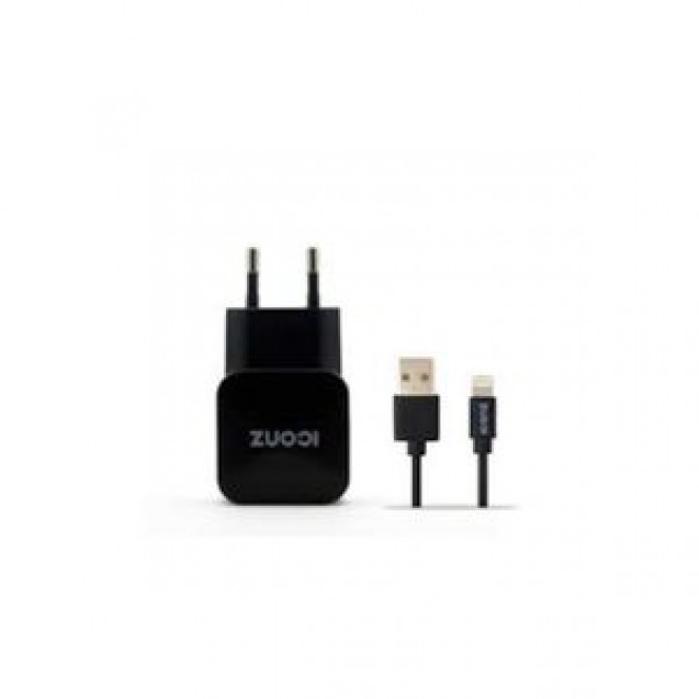 ICONZ Wall Charger with MFI Lightning Cable, 1 Port, 