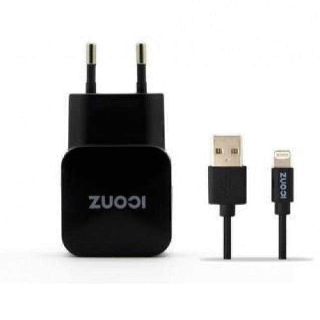 ICONZ Wall Charger Kit Micro USB Black