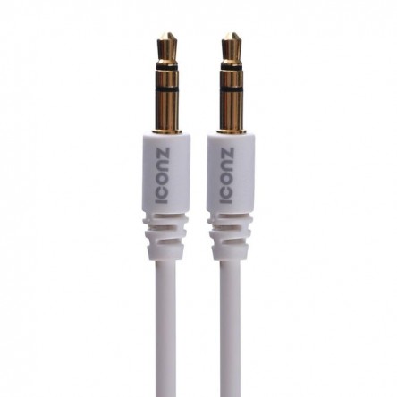 ICONZ AUX Cable, 1 Meter,White 
