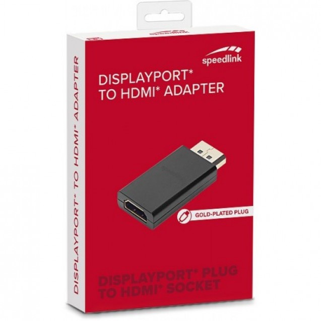speedlink DISPLAYPORT TO HDMI ADAPTER speedlink DISPLAYPORT TO HDMI ADAPTER