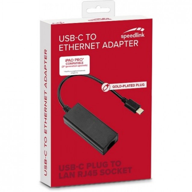 speedlink USB-C TO ETHERNET ADAPTER