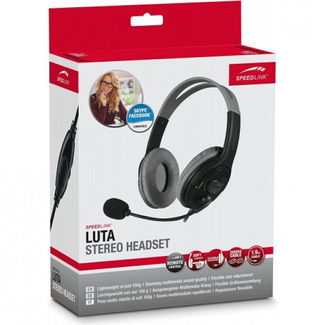 Speedlink Luta Stereo Headset with Microphone