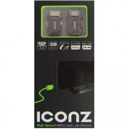 Iconz High Speed HDMI Cable with Ethernet 1.8m