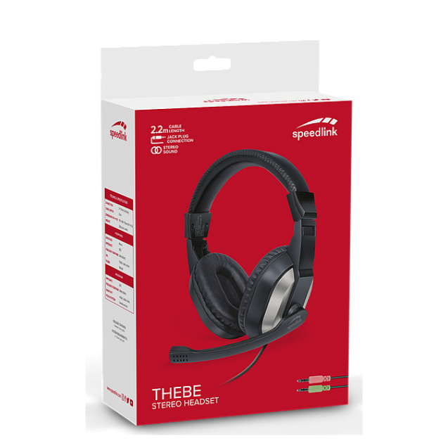 Speedlink THEBE Stereo Headset, black