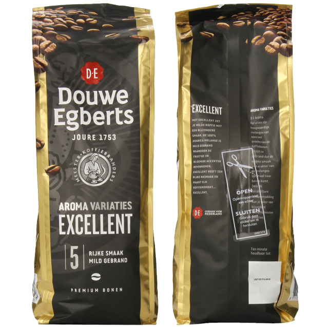 Douwe Egberts Whole Beans Coffee Ounce Package