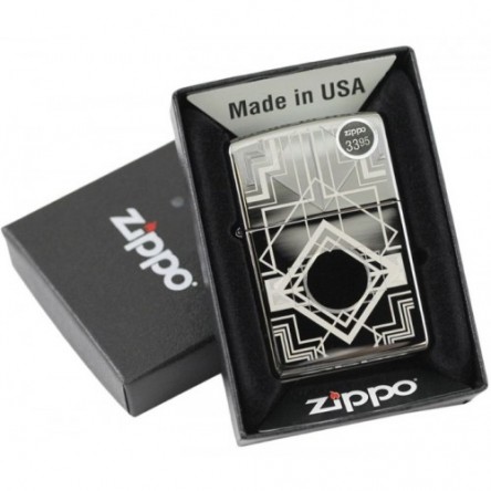 Zippo Deco Lighter Black