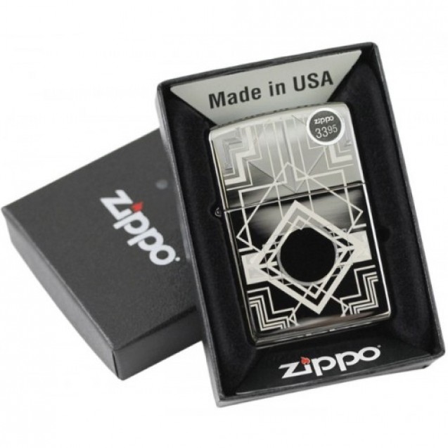 Zippo Deco Lighter Black