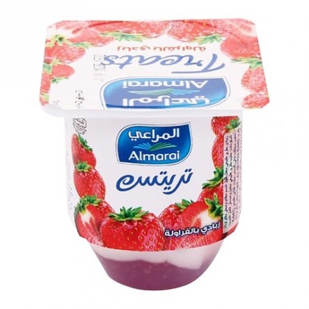 Almarai Treats Strawberry Yogurt - 100 gm
