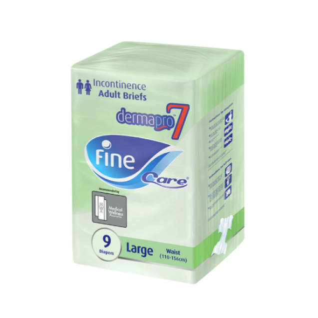 Fine Care Incontinence Unisex Briefs, Large, - 9 Briefs Fine Care Incontinence Unisex Briefs, Large, - 9 Briefs