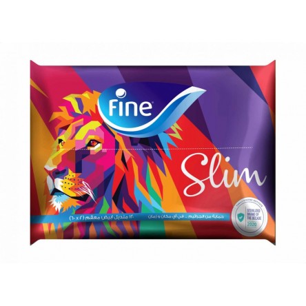 Fine Facial Tissues Thin Pack - 120 Tissues