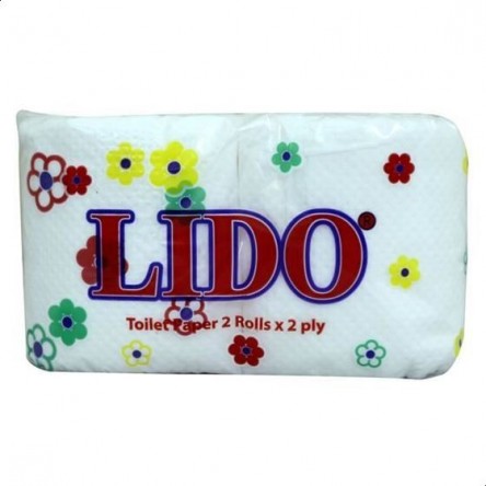 Lido Toilet Tissue, 2 Rolls
