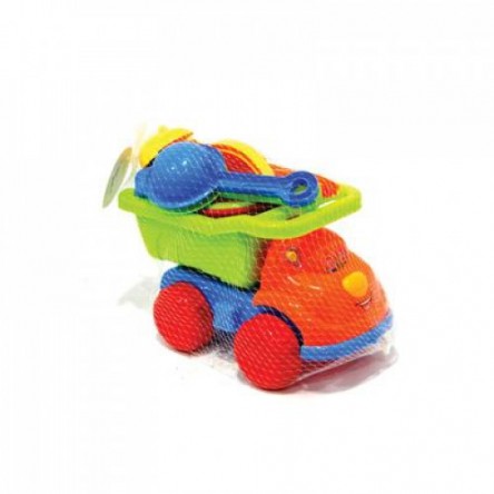 Toy dump truck in the form of Matem